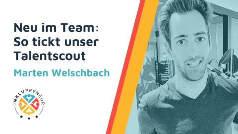 Cover enthält Martens Profilbild sowie den Text "Neu im Team: So tickt unser Talentscout"